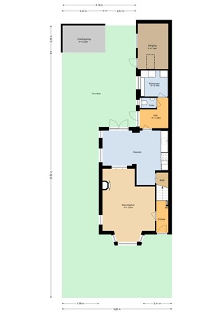 Floorplan - Prinses Margrietstraat 8, 3751 CP Bunschoten-Spakenburg
